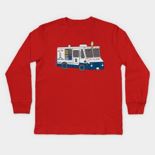 Mr Softee Truck Kids Long Sleeve T-Shirt